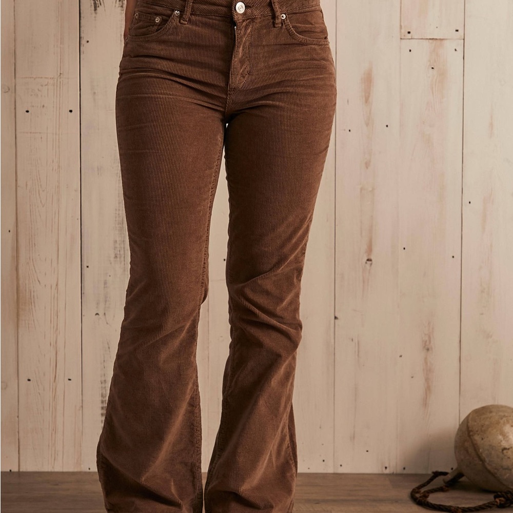 BDG Corduroy Pants High Rise Wide Leg Urban Outfitters size24.         order132 - Picture 5 of 15